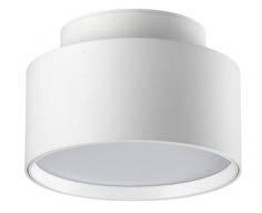 Накладной светильник over (novotech) белый 8 см.