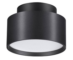 Накладной светильник over (novotech) черный 8 см.