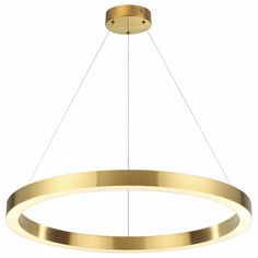 Подвесной светильник brizzi (odeon light) золотой 100 см.