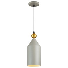 Подвесной светильник bolli (odeon light) серый 156 см.