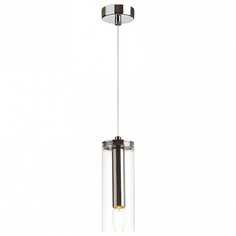 Подвесной светильник klum (odeon light) серебристый 150 см.