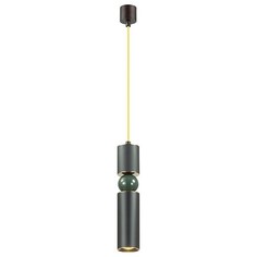Подвесной светильник sakra (odeon light) зеленый 150 см.