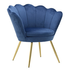 Кресло noricum (to4rooms) синий 76x80x60 см.
