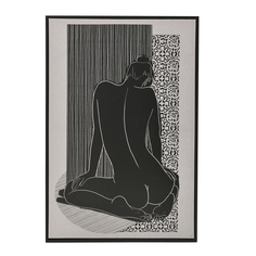 Картина в раме symmetry (to4rooms) черный 60x90x3 см.