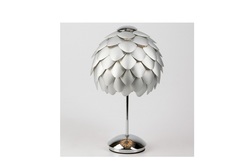 Настольная лампа декоративная cedro (bogates) серебристый 38 см. Bogates
