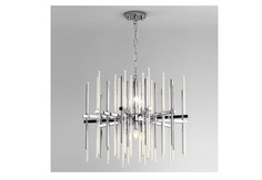 Подвесная люстра allure 1 (bogates) серебристый 45 см. Bogates