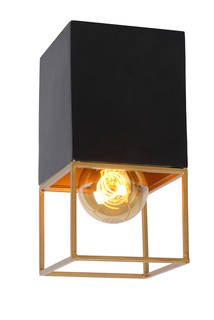 Потолочный светильник rixt (lucide) черный 10x18x10 см.