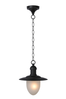 Подвесной светильник aruba (lucide) черный 25x81x25 см.