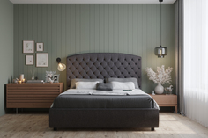 Кровать марго лайт с подъемным механизмом 120*200 (myfurnish) серый 135x140x216 см.