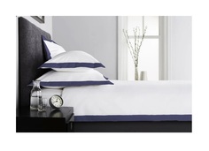 Комплект постельного белья (евро) blue diamond (elhomme) белый 43x10x32 см.