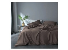 Комплект постельного белья (евро макси) gently choko (elhomme) коричневый 43x10x32 см.