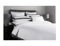 Комплект постельного белья (евро макси) graphite diamond (elhomme) белый 43x10x32 см.