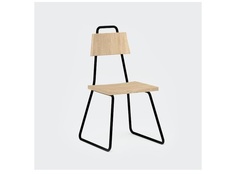 Стул bauhaus (woodi) коричневый 50x90x54 см.