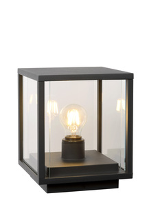 Уличный светильник claire (lucide) серый 20x24.5x20 см.