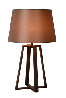 Настольная лампа coffee (lucide) коричневый 38.5x63x38.5 см.