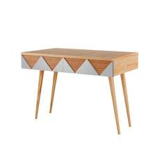 Консоль woo desk (woodi) голубой 80x84x35 см.
