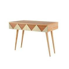 Консоль woo desk (woodi) бежевый 80x84x35 см.