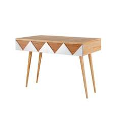 Консоль woo desk (woodi) белый 80x84x35 см.