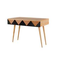 Консоль woo desk (woodi) черный 80x84x35 см.