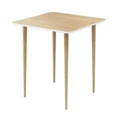 Стол спутник квадро шпон (woodi) белый 70x74x70 см.