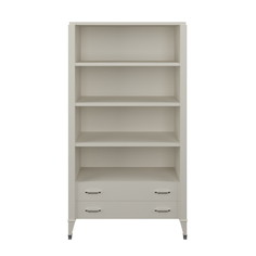 Книжный шкаф salerno (fratelli barri) белый 109x200x44 см.