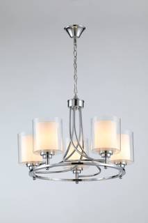 Люстра подвесная maximilian (moderli) серебристый 106 см.