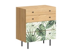 Комод frida (ogogo) зеленый 76x86x45 см.