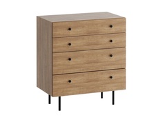 Комод frida (ogogo) коричневый 76x86x45 см.