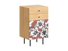 Комод frida (ogogo) красный 50x86x45 см.