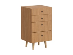 Комод frida (ogogo) коричневый 50x86x45 см.