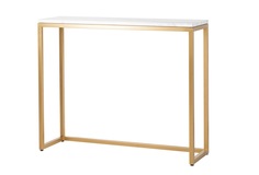 Консоль с мраморной столешницей (for miss) золотой 101.0x80.0x31.0 см.