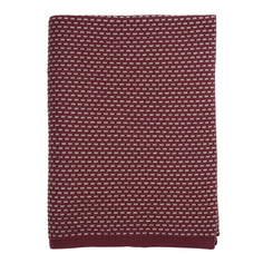 Плед essential (tkano) красный 130x180 см.
