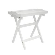 Столик с подносом лотос (комфорт) белый 39x62x59 см. Komfort