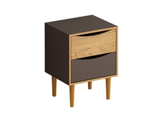 Тумба прикроватная like (ogogo) коричневый 47x62x40 см.