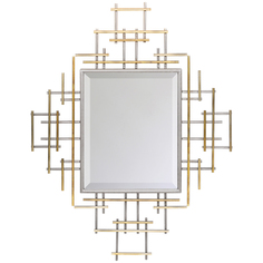 Настенное зеркало «брюгге» (object desire) бронзовый 69x88x3 см.