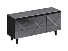 Тумба kristal (ogogo) черный 145x69x44 см.