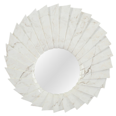 Настенное зеркало «бьянка» (object desire) белый 70x70x8 см.