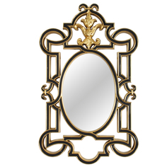 Настенное зеркало «аваллон / нуар» (object desire) черный 70x114x3 см.