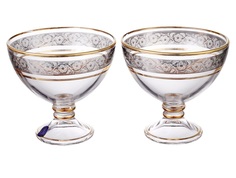 Набор креманок клаудия панто v-d (crystalex bohemia) прозрачный