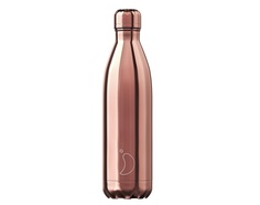 Термос chrome rose gold (chilly s bottles) розовый 7x26x7 см.