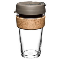 Кружка кeepcup brew cork l 454 мл latte (keepcup) серый 16 см.