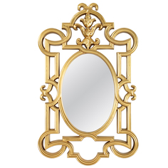 Настенное зеркало «аваллон / золото» (object desire) золотой 70x114x3 см.