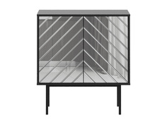 Низкий шкаф boho (ogogo) серебристый 84x91x40 см.