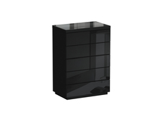 Комод kristal (ogogo) черный 86x122x52 см.