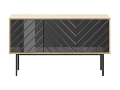 Тумба boho (ogogo) черный 124x71x40 см.