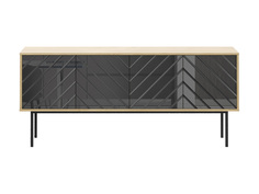 Тумба boho (ogogo) черный 164x71x40 см.