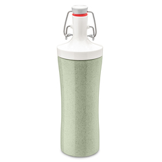Бутылка для воды рlopp to go organic 425 мл зеленая (koziol) зеленый 25 см.