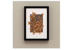 Картина с гортензией (wowbotanica) черный 23x32 см.