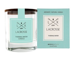 Свеча ароматическая lacrosse термальный источник (ambientair) прозрачный 10 см.