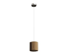 Светильник rotor spot s (woodled) коричневый 12 см.